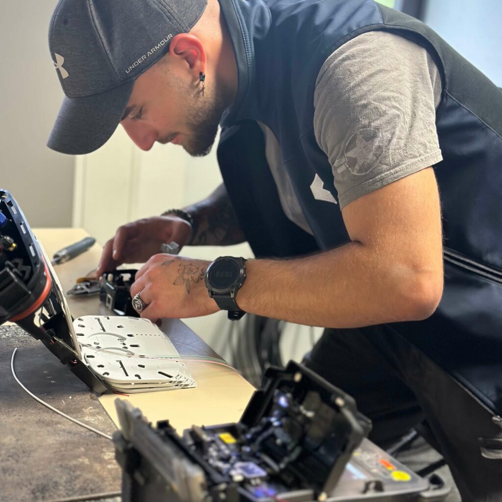 Duret School apprenti fibre optique