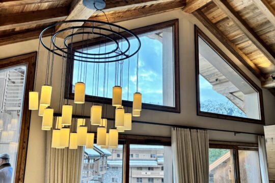 Résidence Fleur des Alpes Méribel salon luxe