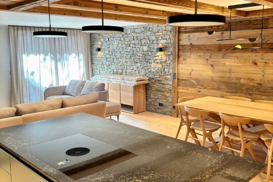 Résidence Fleur des Alpes Méribel salle à manger luxe