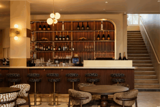 bar du restaurant le fauve annecy