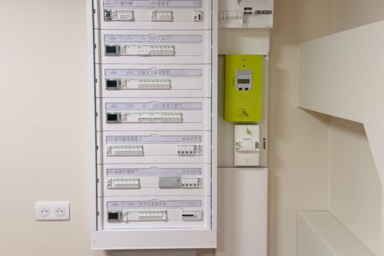 tableau électrique d'une villa annecy le vieux duret electricite