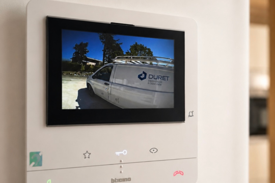 interphone duret electricite installation
