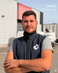 photo de jordan - chef d'équipe électricien chez duret electricité